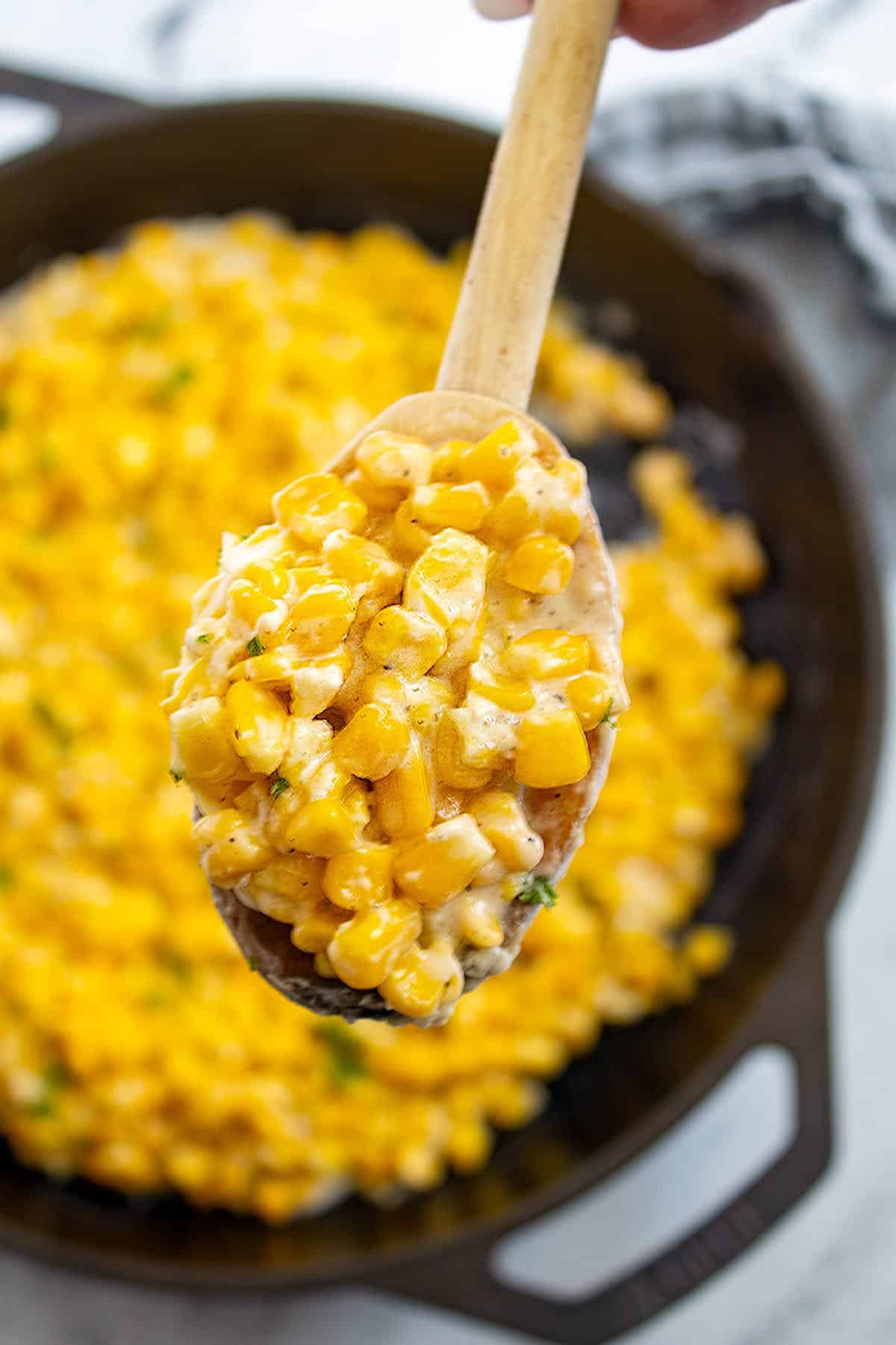 Honey Butter Corn On A Spatula